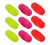 20 Pièces Cloches Jumelles de Pêche Sonnettes D'alarme Plastiques