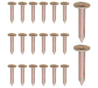 20 Pièces Clou Marqueur de Limite Croix, Acier Galvanisé | Marquage Discret et Fiable, Points Précis pour Sol, Génie Civil, Chantier Urbain, Réutilisable
