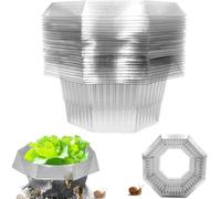 20 Pièces Colliers Anti-Limaces et Escargots, Anneaux Anti Limaces Efficaces, Colliers Anti-Limaces en Plastique, Couvertures Anti-Limaces et Escargots, Collier de Protection Plantes Contre Escargots