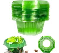 20 Pièces Colliers Anti-Limaces et Escargots, Anneaux Anti Limaces Efficaces, Colliers Anti-Limaces en Plastique, Couvertures Anti-Limaces et Escargots, Collier de Protection Plantes Contre Escargots