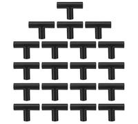 20 Pièces Connecteur de Tube de Garde-robe à 3 Voies en Plastique | Pièce en T pour Tubes de 2cm, Installation Facile, Design Épaissi, Stabilité Renforcée