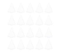 20 Pièces Coque de Bougie de Noël Blanche en PC | Décor Thème Xmas, Usage Fête et Atelier Créatif, pour Amis et Collègues, Facile à Ranger