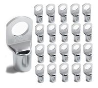 20 Pièces Cosses Electriques a Sertir, Cosses à Sertir en Cuivre Épais 10mm² M8, Cosse a Sertir, Cosse Ronde Durable pour Batterie et Installation Automobile