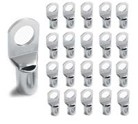 20 Pièces Cosses Electriques a Sertir, Cosses à Sertir en Cuivre Épais 25mm² M8, Cosse a Sertir, Cosse Ronde Durable pour Batterie et Installation Automobile