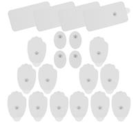 20 Pièces Coussins de Massage Adhésifs Réutilisables, Portables | Accessoires de Massage en Plastique Blanc, Usage Multifonction, Aide à Soulager la Fatigue Musculaire