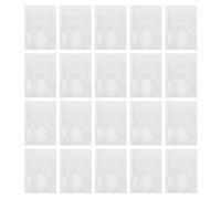 20 Pièces Couvercles Thermiques A4 Blancs en PET, Dos 2mm, 9 à 18 | Haute Transparence, Application Facile, Maintien Sécurisé sans Glissement, pour Propositions Commerciales et Présentations