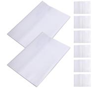 20 Pièces Couverture de Livre Transparente Pp Étui de Protection