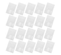 20 Pièces Couverture de Reliure Thermique A4 Blanche PET Dos 2mm, 9 à 18 | Transparente et Haute Clarté, Application Facile, Usage Bureau et Propositions Commerciales
