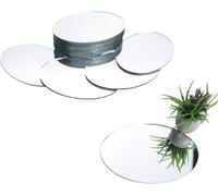 20 Pieces Craft Mirrors, Mini Decorative Mirrors, Glass Mirrors, Round Wall Mirrors, For Craft Decoration, Diy Mirrors, Project Accessories