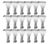 20 Pièces Crochet pour Cimaise en S, Alliage de Zinc, Stable | Perçage, Forte Charge et Résistance à Corrosion, pour Galeries, Vitrines et Tableaux