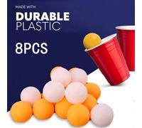 20 pièces de balles de ping-pong colorées, adaptées aux jeux de tennis de table, tirages au sort, beer pong, jeux de fête et de carnaval, jeux de lancer, divertissement, décoration, activités manuelle