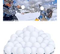 20 pièces de boules de neige de simulation de Noël, convenant pour des batailles de boules de neige - parfaites pour la décoration du sapin de Noël et les jouets de fête, cadeau idéal pour les décorat