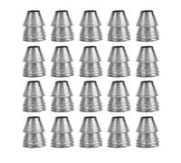 20 Pièces de Cales à Fendre Métalliques pour Têtes de Hache et Manches de Marteau Lisses et sans Bavures pour Renforcement des Fixations Diamètre 8mm / 0.31in