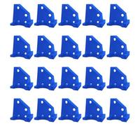 20 Pièces De Cales De En Polystyrène De Qualité Supérieure Structure Trilatérale Préférences À Double Espacement 1/4" " Pour Une Adhérence Garantissant Une Différence D'expansion Douze Cents En