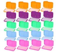 20 pièces de cire pour appareils orthodontiques, cire orthodontique aromatisée aux fruits pour aligneurs, porteur d'appareils orthodontiques, supports, lingettes invisibles..