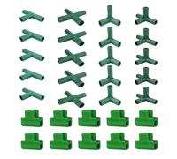 20 Pièces De Connecteurs De Serre, 10 Pièces De Pinces De Stratification, Accessoires De Gouttière De Serre, Connecteurs De Cadre De Serre, Accessoires De Support De Jardinage