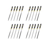 20 PièCes de Fichier de Diamant Technique Professionnel 3X140Mm Aiguille de Radeau Outil de Coupe en MéTal Verre MéTal Sculpture sur Pierre