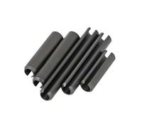 20 pièces de goupille cylindrique creuse en acier 65Mn, goupille de positionnement élastique, diamètre extérieur 6mm, longueur 70mm, 6x70mm