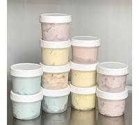 20 pièces de petits conteneurs de conservation pour aliments, 160 ml / 5 oz de gobelets en plastique avec couvercles anti-fuites, conteneurs Deli réutilisables, conteneurs de conservation pour