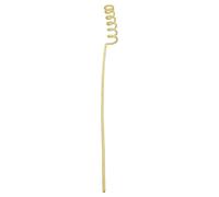 20 pièces diffuseur de parfum de rotin naturel de rechange de roseau Remplissage de bâtonnets de spirale ondulés (28cm*3mm, Printemps-forme, Couleur Naturelle)
