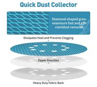 20 pièces Disques de Ponçage 225mm Grain 400, disques abrasifs de 225 mm, 10 trous, en forme de diamant, pour ponceuse à sec, ponceuse excentrique girafe