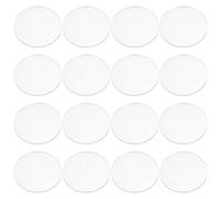 20 Pièces Disques Transparents Ronds en Acrylique Vierge | Format Léger et Polyvalent, Clarté Exceptionnelle, Adapté aux Bijoux, Œuvres, Motifs Vinyle, Signalétique et Maquettes