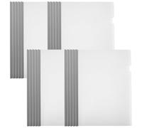 20 Pièces Dossier Triangulaire A4 en Plastique Barre Coulissante | Organisation Souple pour Documents, Format A4, Usage Gestion de Projet, pour Étudiants et Avocats