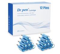 20 Pièces Dr. Pen Cartouches 12 Pins - Cartouche d'Aiguille de Rechange Originale pour Stylo de Microneedling - Pour Dr. Pen Ultima A8S M8S A9 Microneedling Stylo Derma Électrique (12Pins, 20PCS)