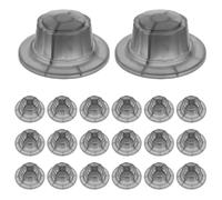 20 Pièces Écrou de Fixation pour Ventilateur, Trou 0,9cm, PP | Compatible avec Table, Pied, Mural, Structure à Vis, Réutilisable, pour Réparation Domestique