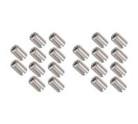 20 Pièces écrou de Réparation de Filetage en Acier Inoxydable 12mm écrou Réducteur Kit D'insertion de Réparation M5 X 0.8mm M8 X 1.25mm Accessoire de Fixation écrous D'encastrement