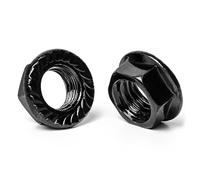 20 Pièces Ecrou M8 Inox, En Acier Inoxydable Écrous à bride Écrous M8 Pour connecter et Fixer Différents Composants (Noir)