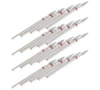 20 Pièces Embout de Meulage Diamanté pour Manucure, Flamme
