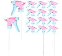 20 Pièces Embout de Pulvérisateur Réglable en Plastique Rose | Buse de Brumisation Fine, Poignée à Pression, Long Tube Plongeur, Arrosage des Fleurs et Nettoyage Domestique