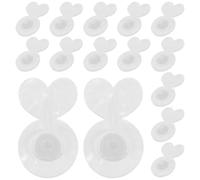 20 Pièces Embouts de Boucles D'oreilles Transparent en Silicone | Remplacer les Pièces Perdues, Maintien Discret, Usage Quotidien et Soutien des Boucles Lourdes