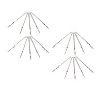 20 Pièces Embouts de Perceuse à Ongles Flamme Diamantés | Préparation Préalable Manucure, Travail Précis, Usage Salon ou Bricolage Personnel, Remplacement Hygiénique, Argenté