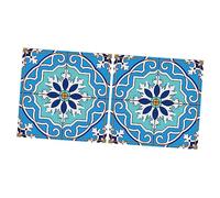 20 Pièces Enduit Mural Stickers Muraux Amovibles Papier Peint Amovible Décalque D'autocollants De Tuile Autocollants De Dosseret Imperméables Autocollants Pour Carrelage Mural Blue Parliky