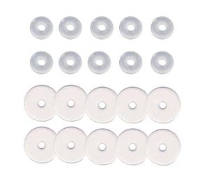 20 pièces/ensemble Anti-hyperplasie Invagination élimination des polypes soucoupe volante anneau de fixation en Silicone boucles d ' oreilles à lèvres anneau fixe