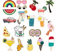 20 Pièces Ensemble d Épinglette en Émail Mignonne Broche de Dessin Animé Insignes Broches pour Vêtements Sacs Vestes Accessoire Artisanat de Bricolage (Ensemble de style 1)