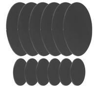 20 Pièces Ensemble de Disques Magnétiques Ronds Auto-adhésifs | Aimant Collant Noir, Adhérence Stable, Format Compact Circulaire, Usage Maison et Projets Beauté
