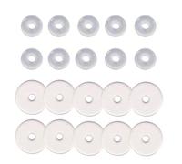 20 pièces/Ensemble disques de Piercing en Silicone Anneau Fixe pour Le Dos des Boucles d'oreilles tampons de Disque Transparents pour Fixer Les Boucles d'oreillesDesign très Attractif