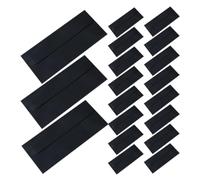 20 Pièces Enveloppe Auto-adhésive Noire en Papier | Reçus et Espèces, Design Simple et Professionnel, Protection des Informations, Lot Pratique