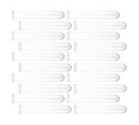 20 Pièces Éprouvette en Verre 25ml, Stockage Polyvalent | Verre Réutilisable, Supporte la Chaleur, pour Liquides Chimiques et Boutures, Usage Atelier Scientifique