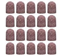 20 Pieces Ergonomic Sanding Caps 80-180 Grit Long Lasting Performances For Manicure Pedicure And Podiatry Foot Care Sanding Caps