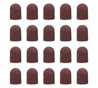 20 Pieces Ergonomic Sanding Caps 80-180 Grit Long Lasting Performances For Manicure Pedicure And Podiatry Foot Care Sanding Caps