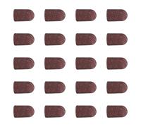 20 Pieces Ergonomic Sanding Caps 80-180 Grit Long Lasting Performances For Manicure Pedicure And Podiatry Foot Care Sanding Caps