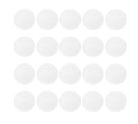 20 Pièces Étui Rond Transparent en PVC pour Badge 55mm | Surface Lisse, Haute Transparence, Protège Souvenirs et Pièces la Saleté, Maison ou Stand Marchand