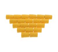 20 Pièces Faux Épi de Maïs en Résine , Accessoire DIY Jaune | Forme Rafle de Maïs, Toucher Lisse, Usage Headdress et Bricolage