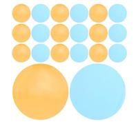 20 Pièces Film Diffuseur de Lumière Chaude Rond Auto-adhésif Pet | Installation Facile, Éclairage Uniforme, pour Lampes de Sol Table, Études et Salons