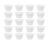 20 Pièces Filtre à Crachoir Jetable en Plastique ABS Blanc | Fourniture Portable, Drainage Propre, Secours en Urgence, Assistants Dentaires et Soignants