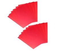 20 Pièces Filtre de Lumière Photo Rouge en PVC Transparent | Feuilles A4, Diffusion Homogène et Rendu Précis, Usage Photo et Vidéo, pour Éclairage Dj et Scène